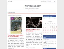 Tablet Screenshot of nemausus.com